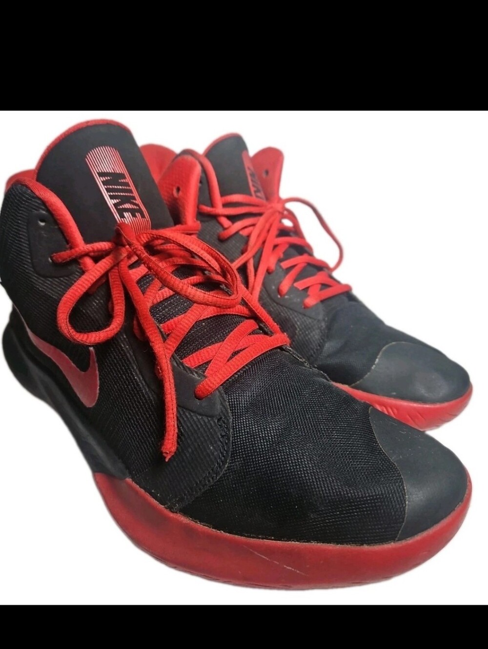 Nike Air Precision III Basketball Shoe Size 12 US Black/Red AQ7495-001 [8C